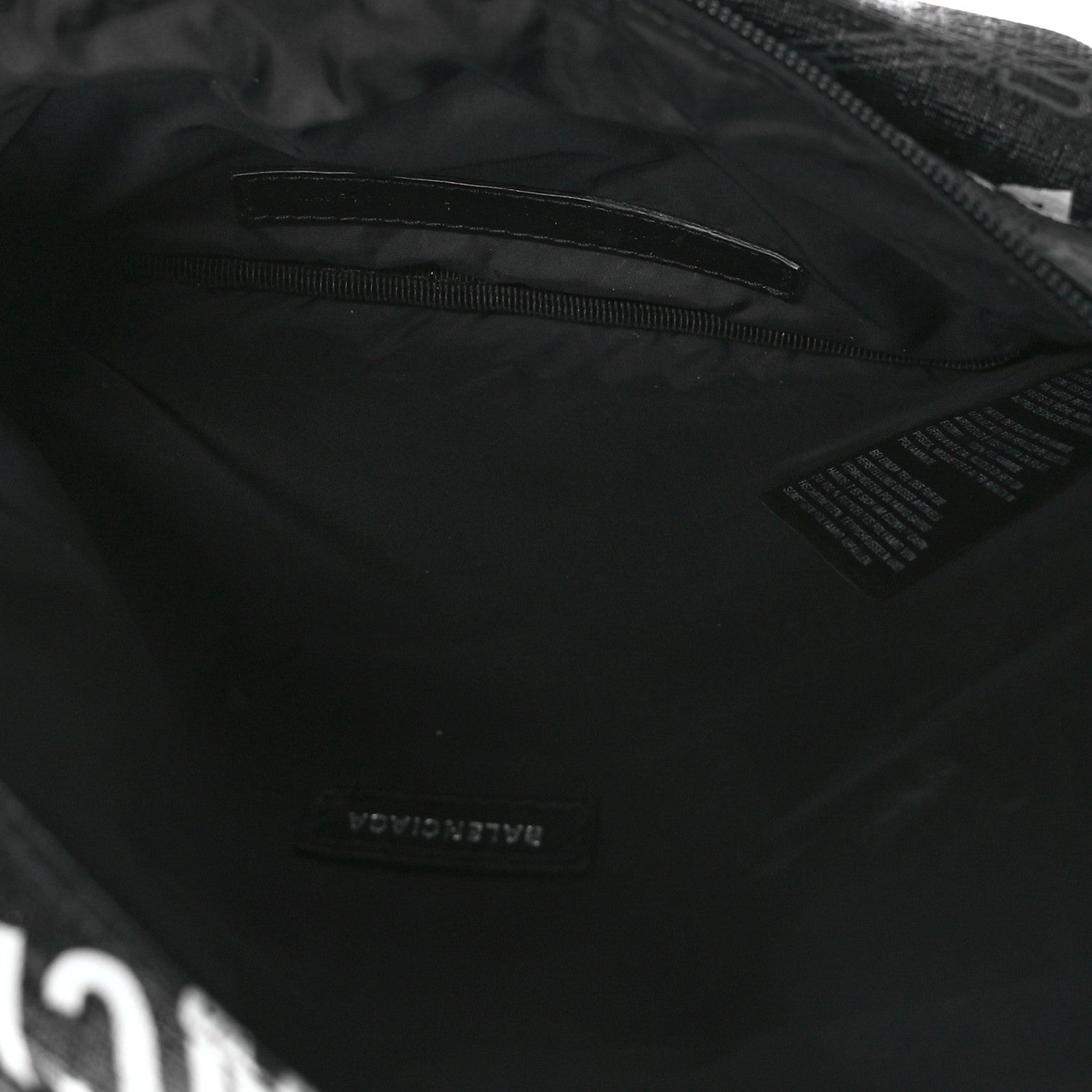 Balenciaga Coated Canvas BB Monogram Allover Logo Medium Signature Beltpack Black Grey White 5 of 10