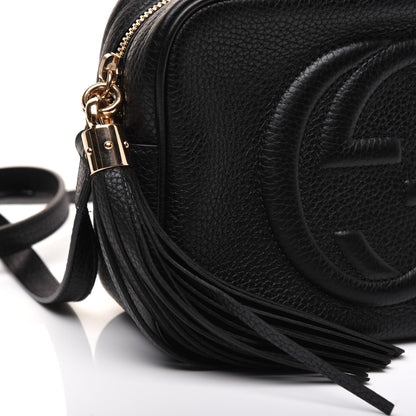 Gucci Pebbled Calfskin Small Soho Disco Bag Black 14 of 17