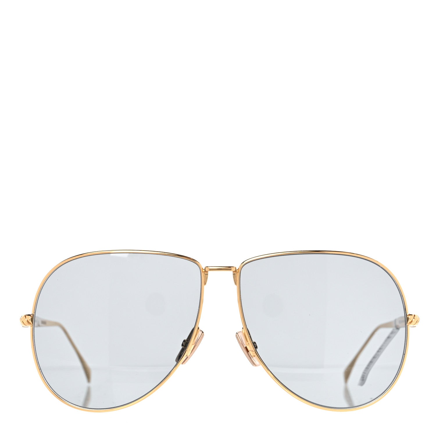 Fendi Metal Aviator Sunglasses FF 0437 Gold 2 of 6