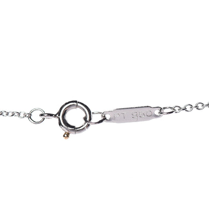 Tiffany Platinum Diamond Small Cross Pendant Necklace 5 of 6