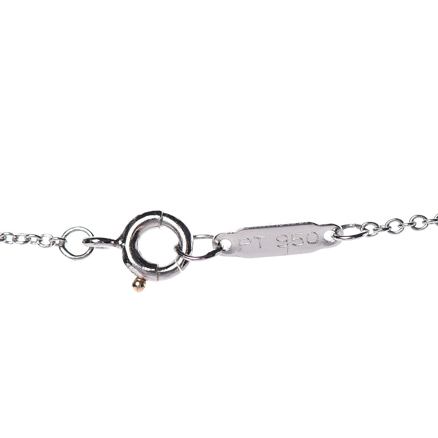 Platinum Diamond Small Cross Pendant Necklace
