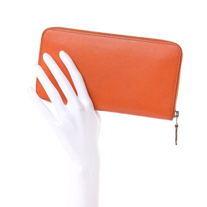 Hermes Epsom Silk'in Wallet Feu 2 of 14