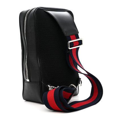 Gucci GG Supreme Monogram Web Belt Bag Black Grey 2 of 10