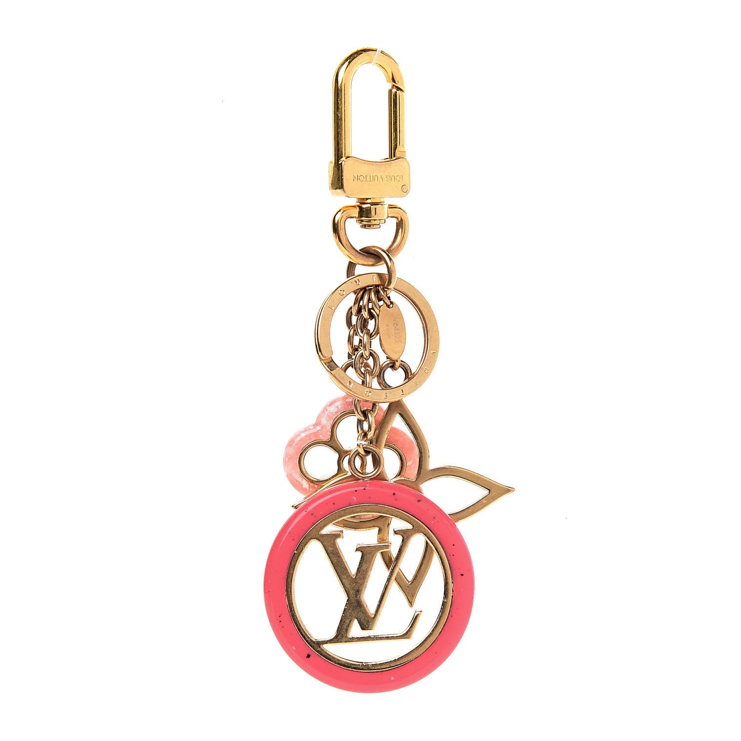 Colorline Bag Charm Key Holder Pink Glitter