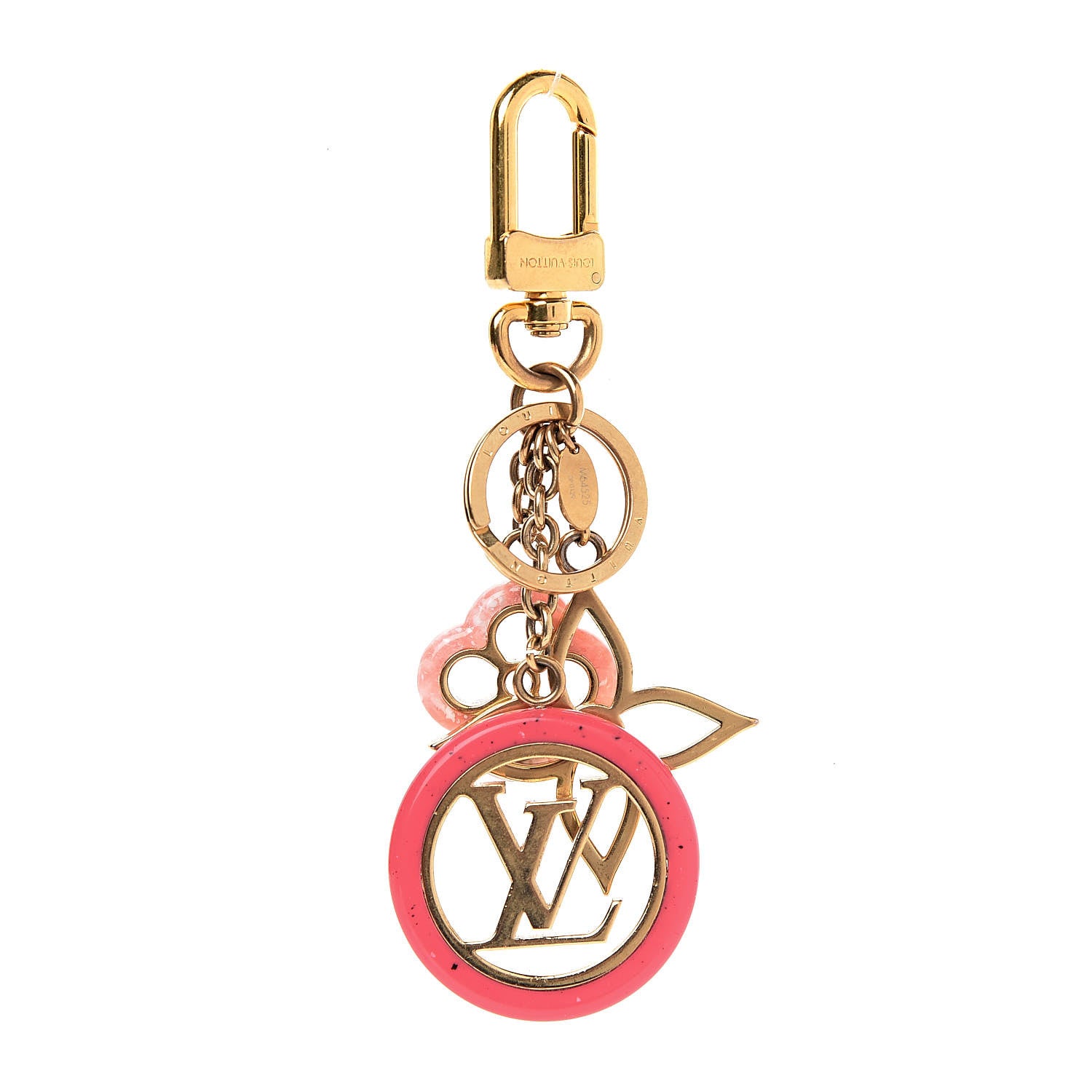 Louis Vuitton Colorline Bag Charm Key Holder Pink Glitter 1 of 2