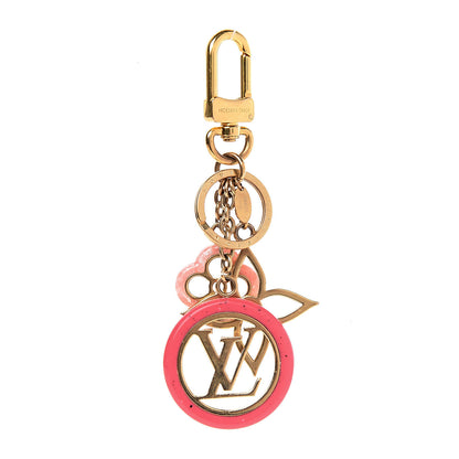 Louis Vuitton Colorline Bag Charm Key Holder Pink Glitter 1 of 2