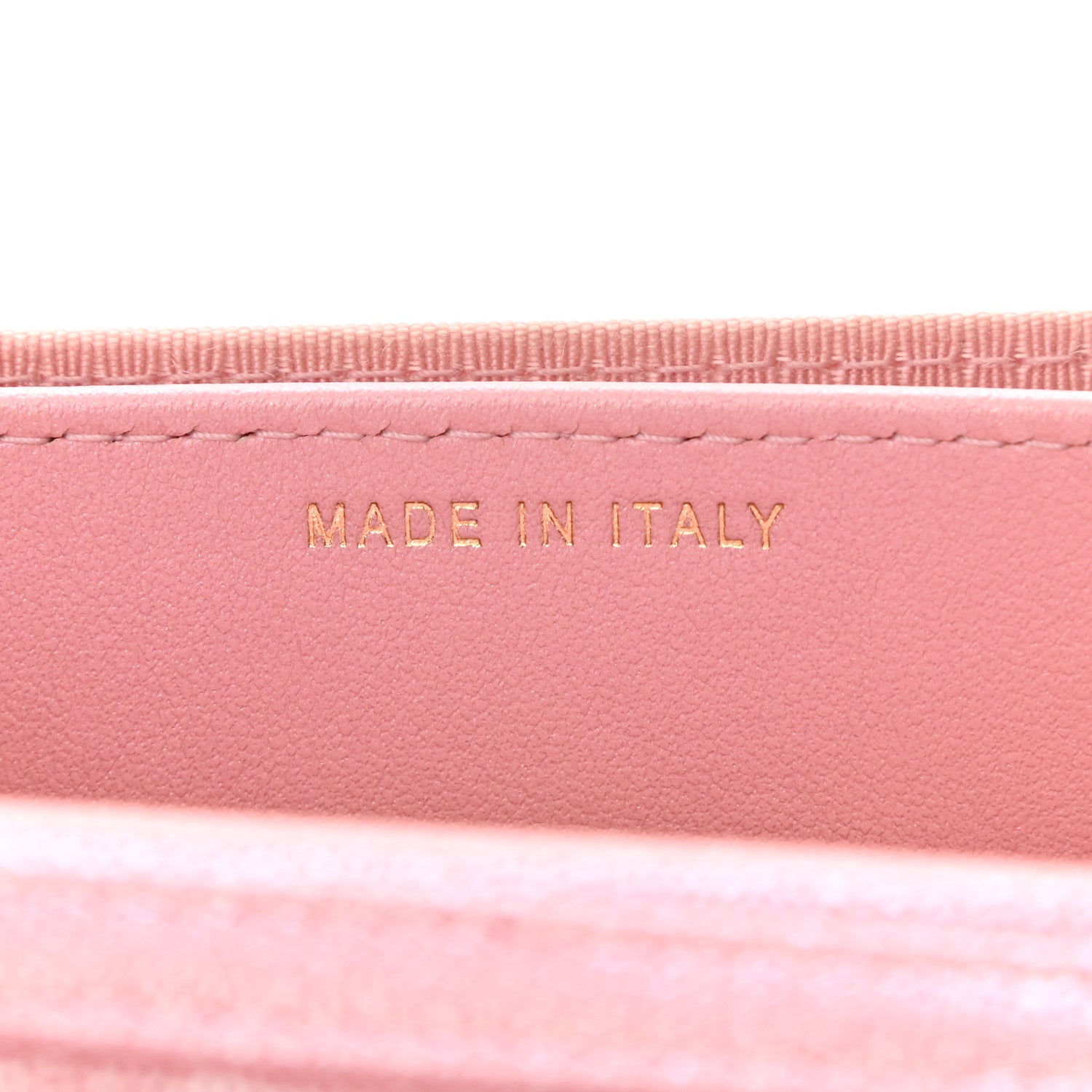 Chanel Iridescent Caviar Quilted Flap Card Holder On Chain Pink 7 of 9