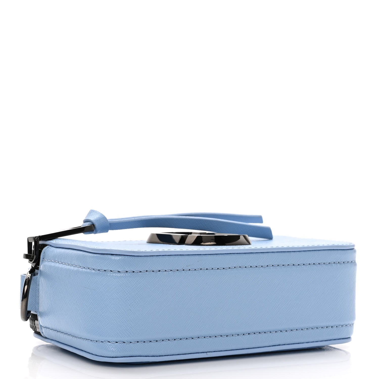 Marc Jacobs Saffiano Small Snapshot Camera Bag Dreamy Blue 4 of 10