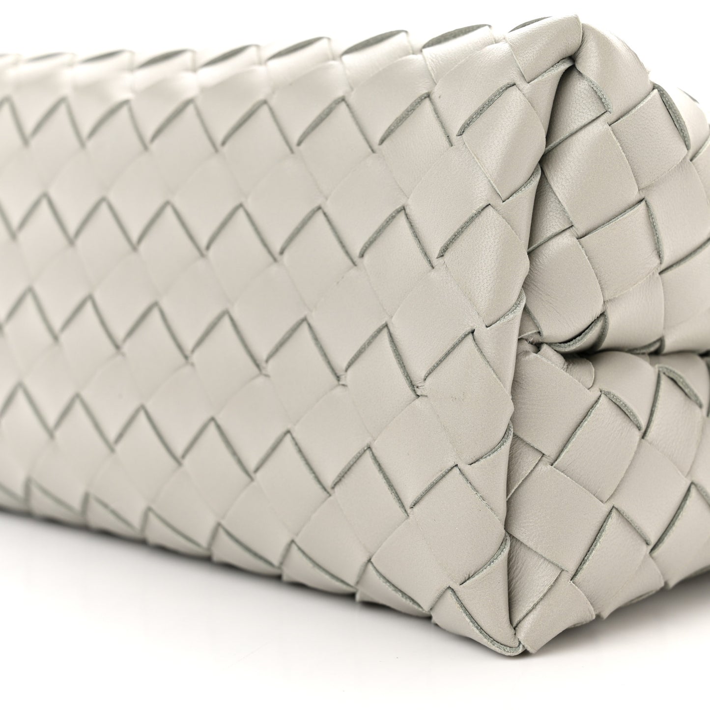 Nappa Intrecciato Small Andiamo Shoulder Bag Agate Grey