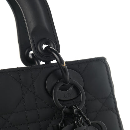 Christian Dior Ultra Matte Calfskin Cannage Small My ABCDior Lady Dior Black 12 of 16