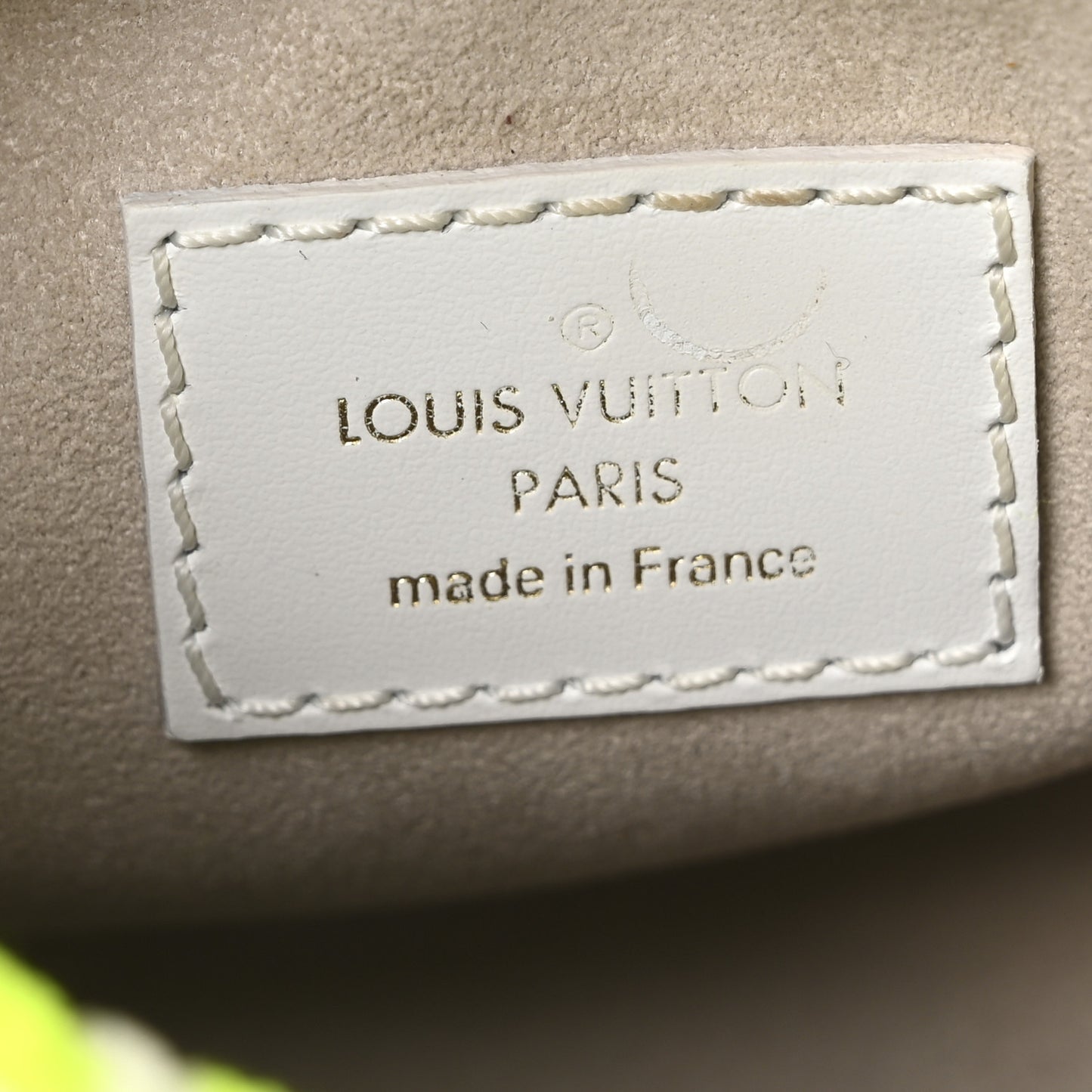 Monogram Jacquard Velvet Loop Yellow