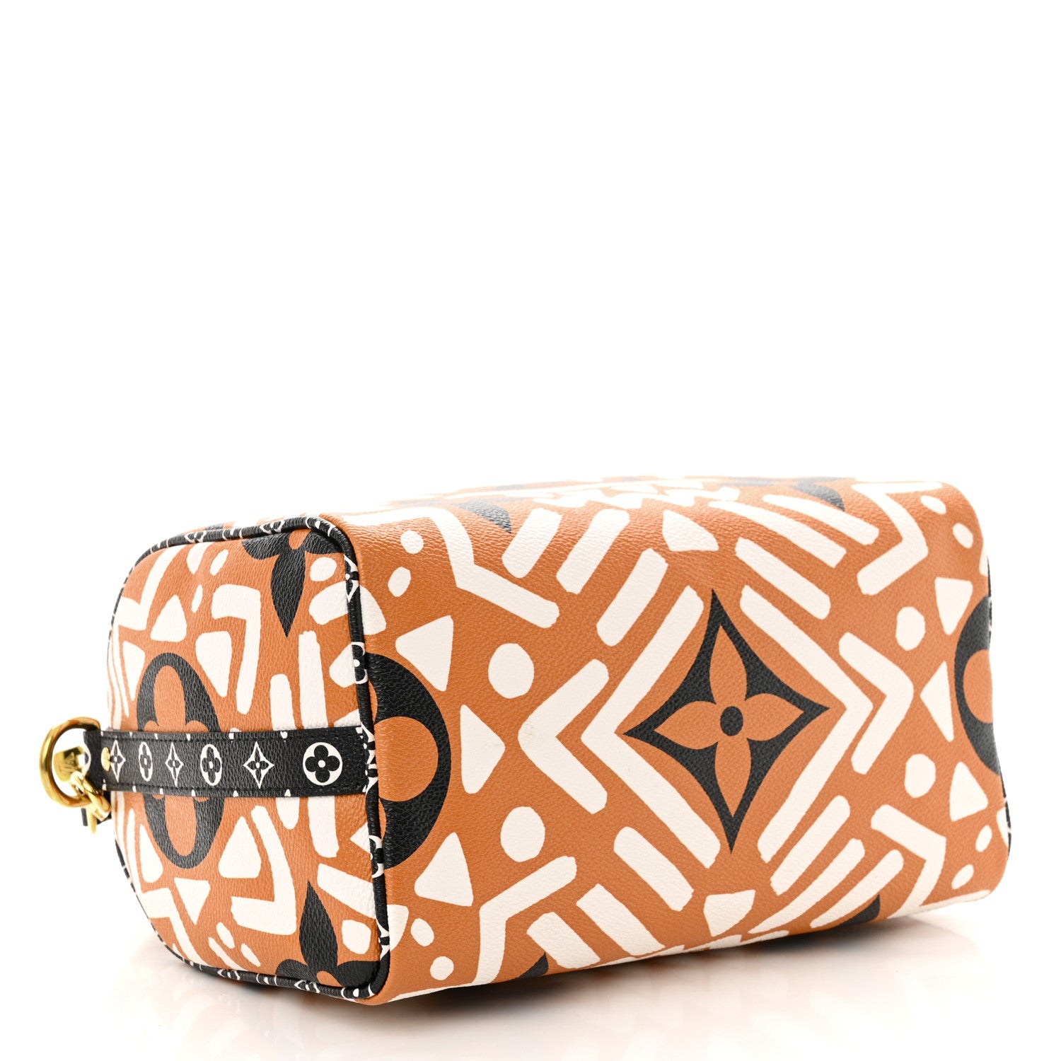 Louis Vuitton Monogram Giant Crafty Speedy Bandouliere 25 Creme Caramel 4 of 9