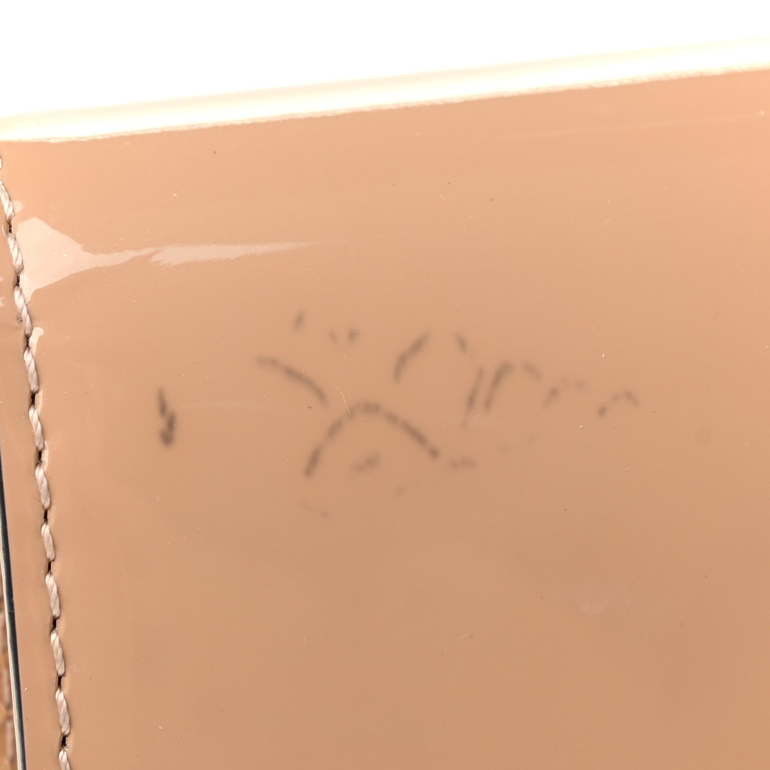 Louis Vuitton Patent Louise Wallet Nude 8 of 9