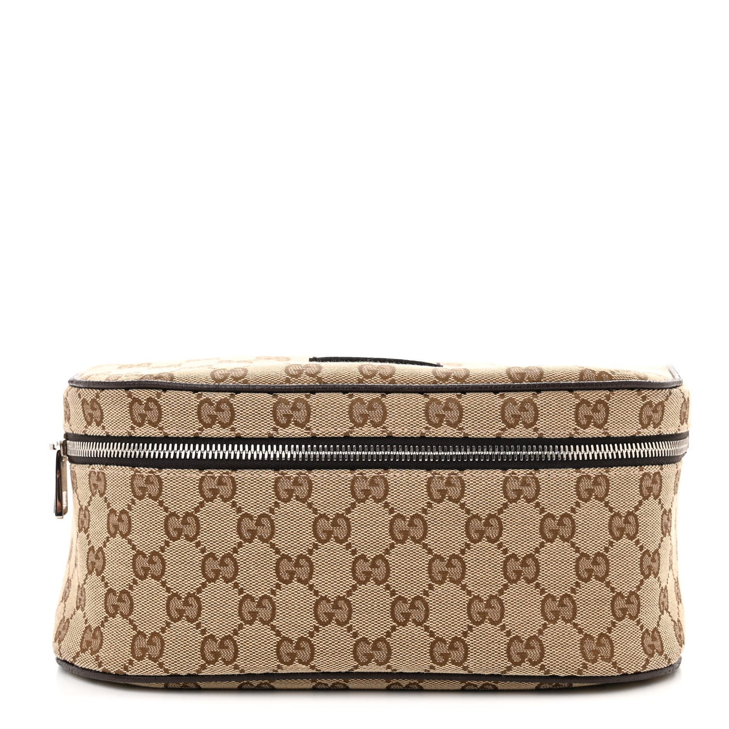 Monogram Dollar Calfskin Waist Pouch Beige Ebony Testa di Moro Marrone Scuro