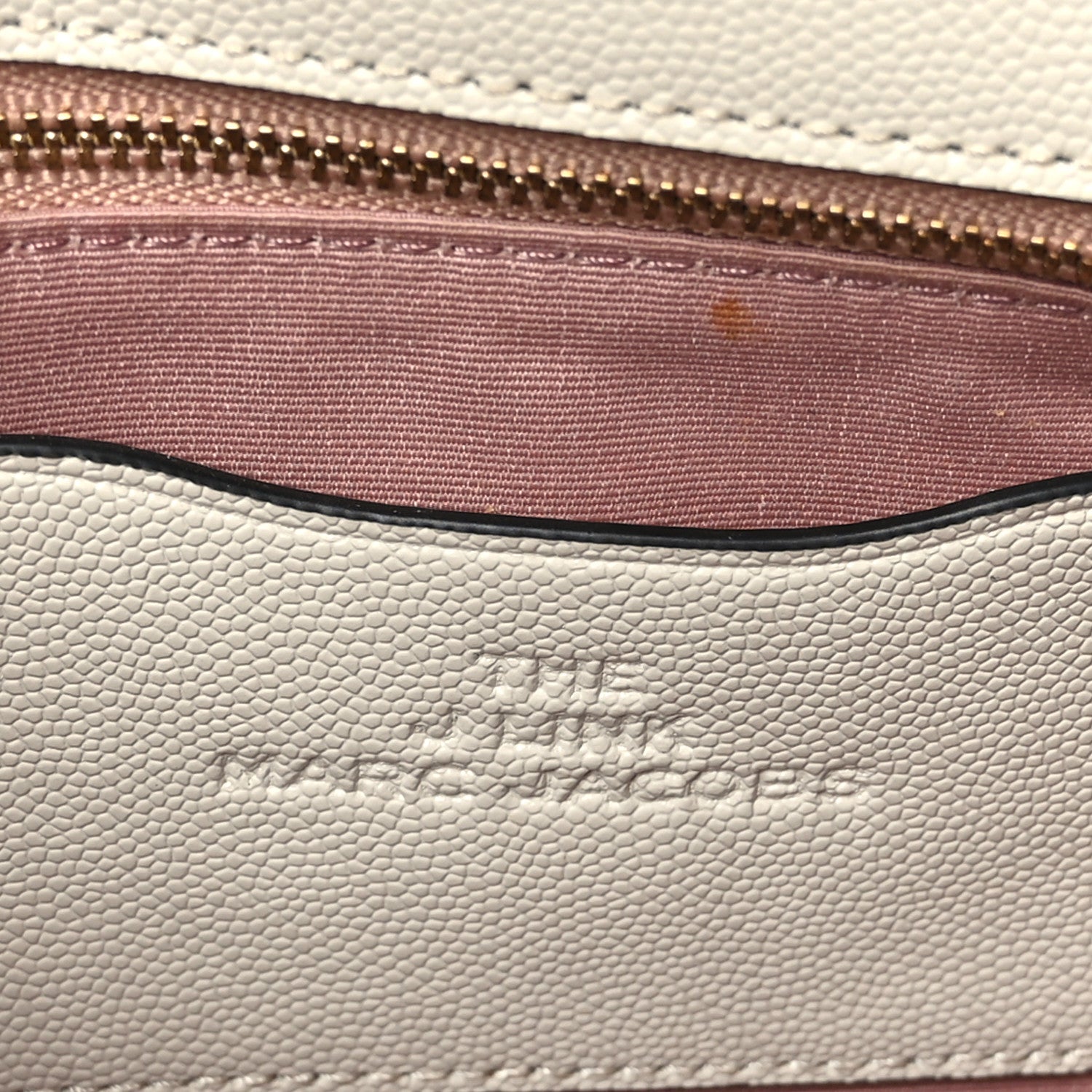 Marc Jacobs Textured Calfskin The J Link Shoulder Bag Ivory 6 of 9