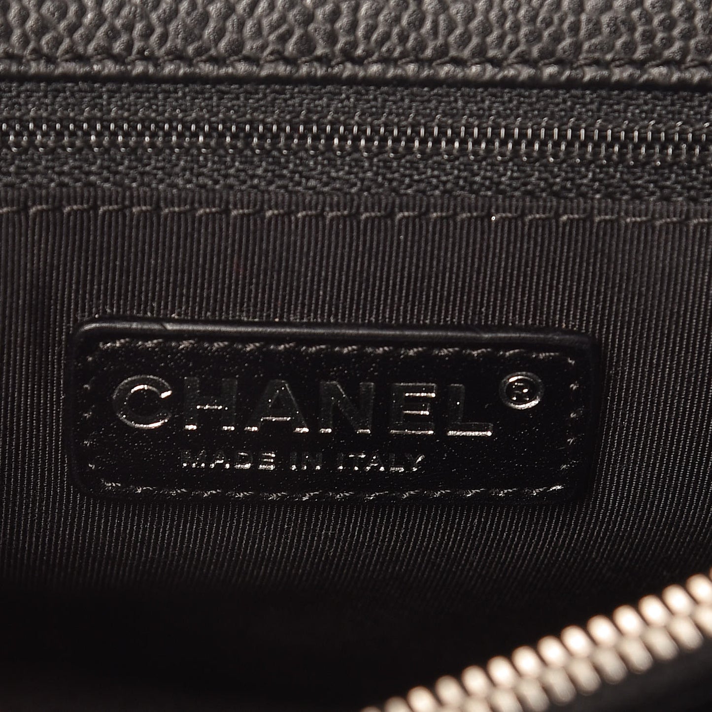 Caviar Quilted Grand Shopping Tote GST Black