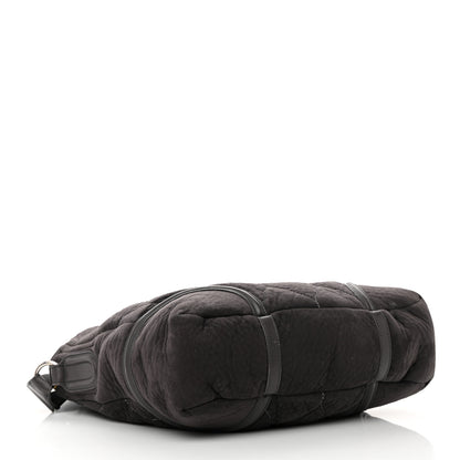 Chanel Microsuede Quilted Rodeo Drive Hobo Black 4 of 20