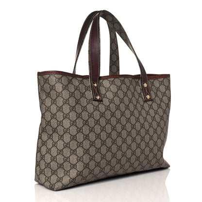 Gucci GG Plus Monogram Medium Signature Web Loop Tote Brown 2 of 11