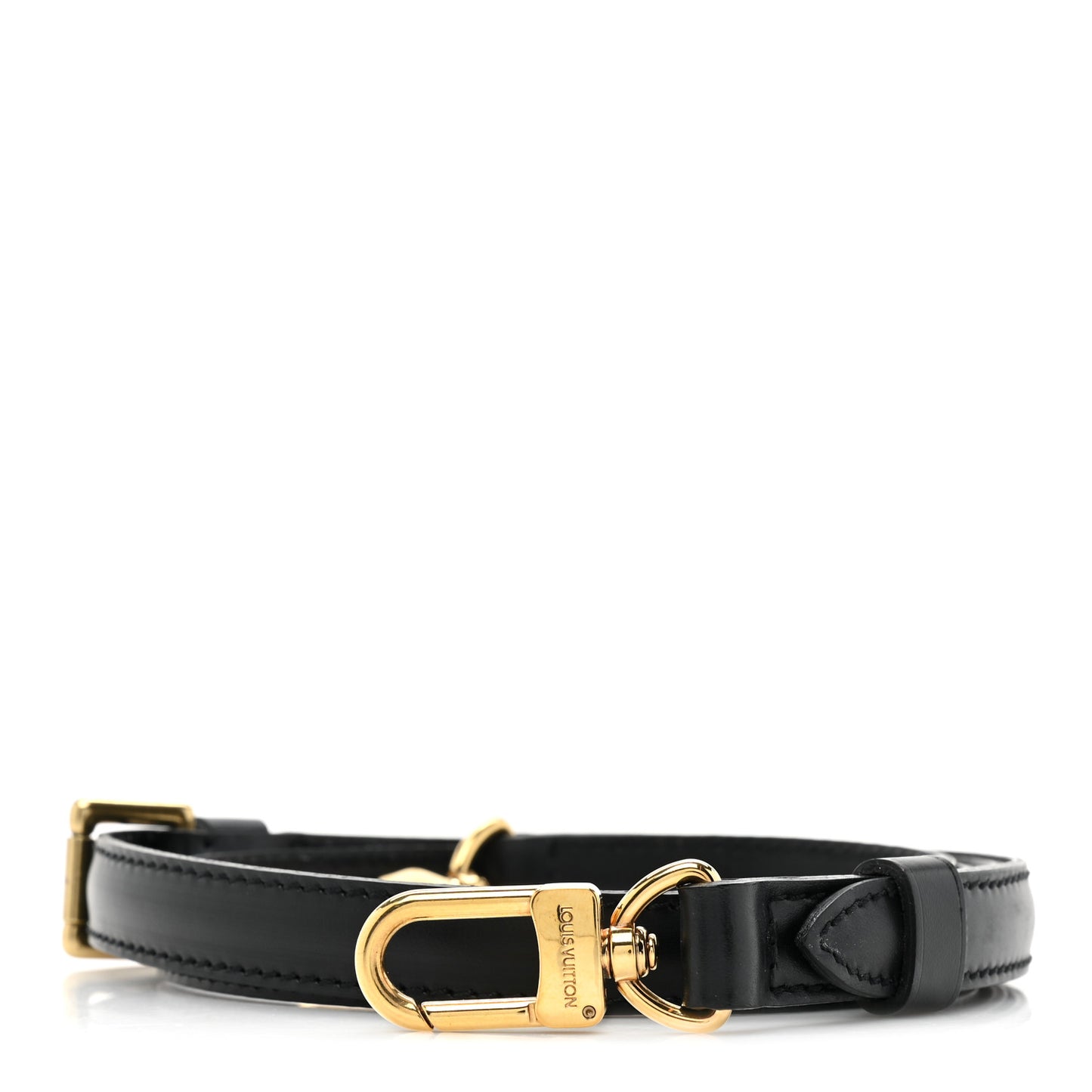 Calfskin Adjustable Keepall Bandouliere Shoulder Strap Black