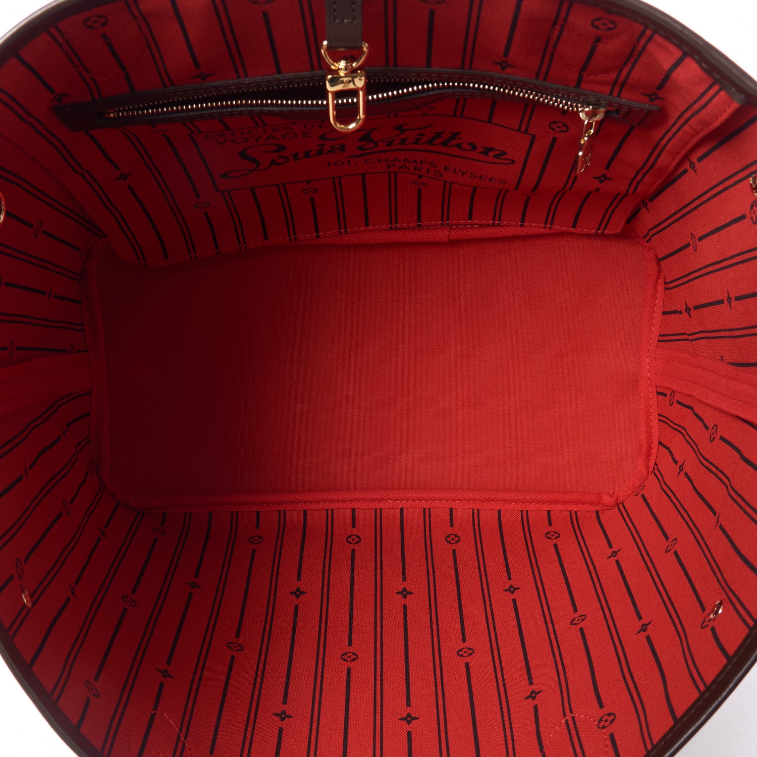 Louis Vuitton Damier Ebene Neverfull MM 7 of 9