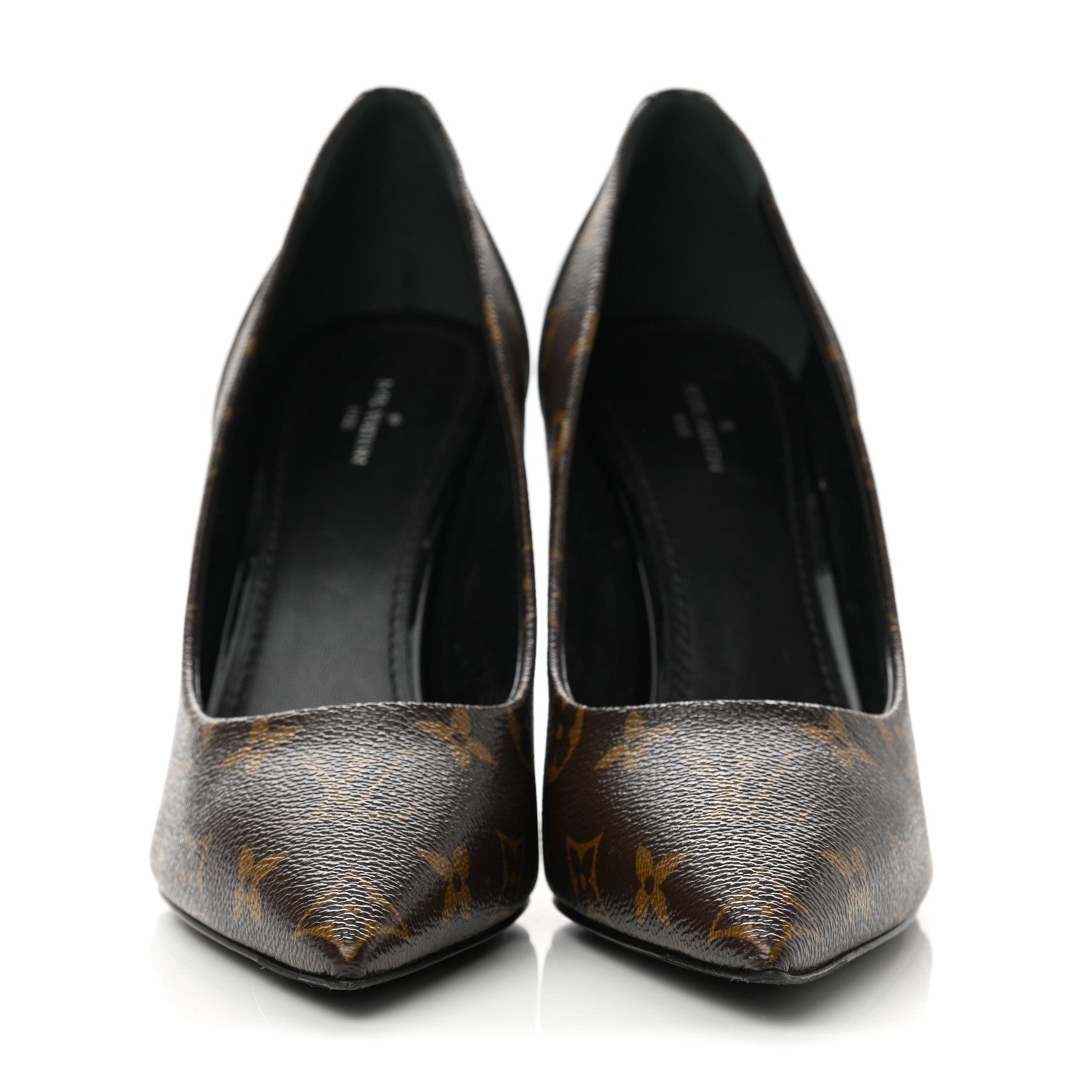 Louis Vuitton Monogram Cherie Pumps 40 Black 2 of 8