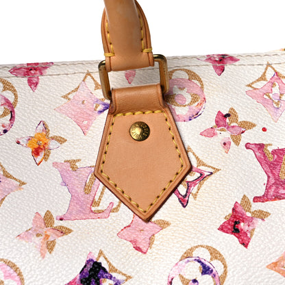 Louis Vuitton Watercolor Aquarelle Speedy 30 White 9 of 18