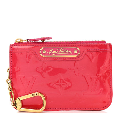Louis Vuitton Vernis Key Pouch Rose Pop 1 of 10