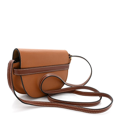 Loewe Grained Calfskin Mini Gate Crossbody Bag Caramel Pecan 2 of 10