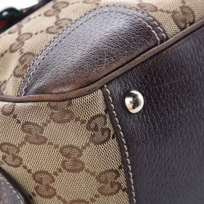 Gucci Monogram Small Princy Satchel Dark Brown 16 of 16