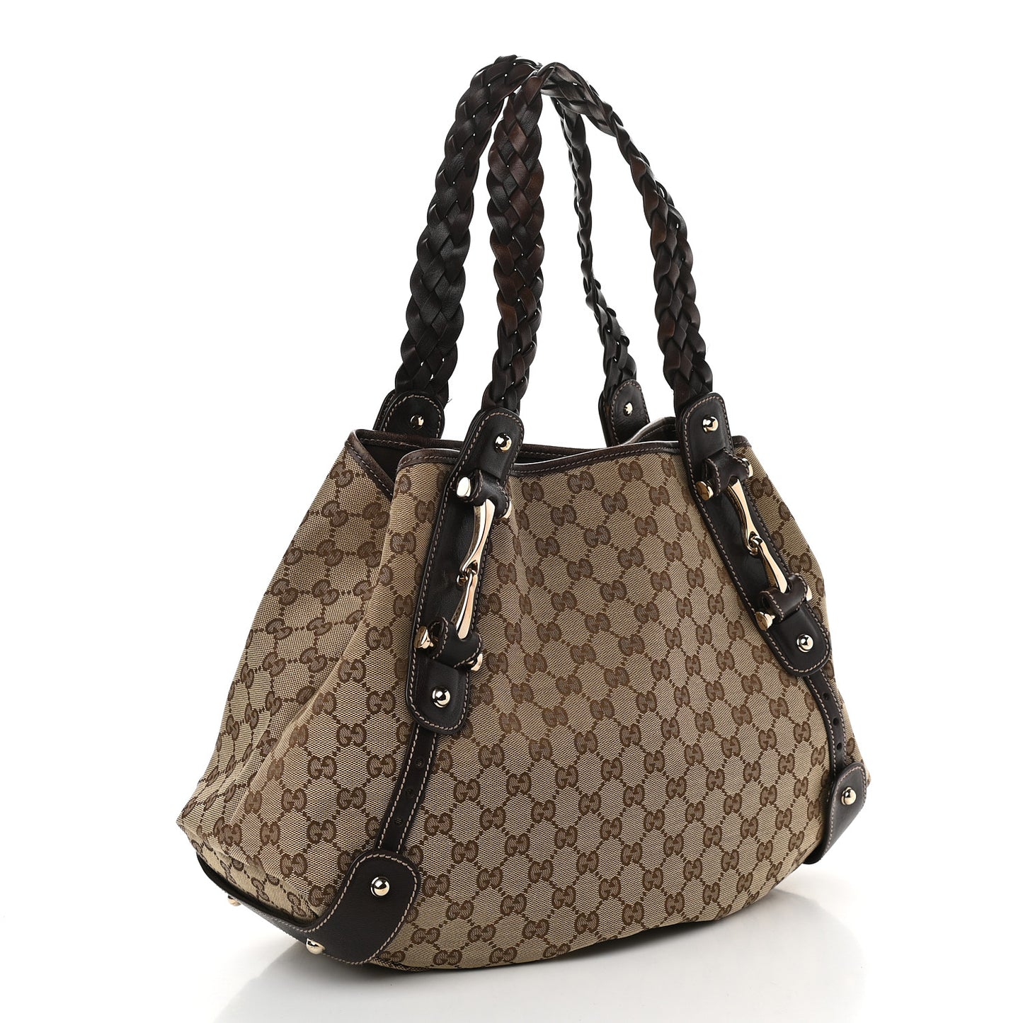 Monogram Medium Pelham Shoulder Bag Dark Brown