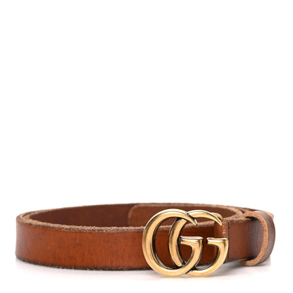 Gucci Faded Calfskin Double G 20mm Belt 80 32 Cuir 1 of 5