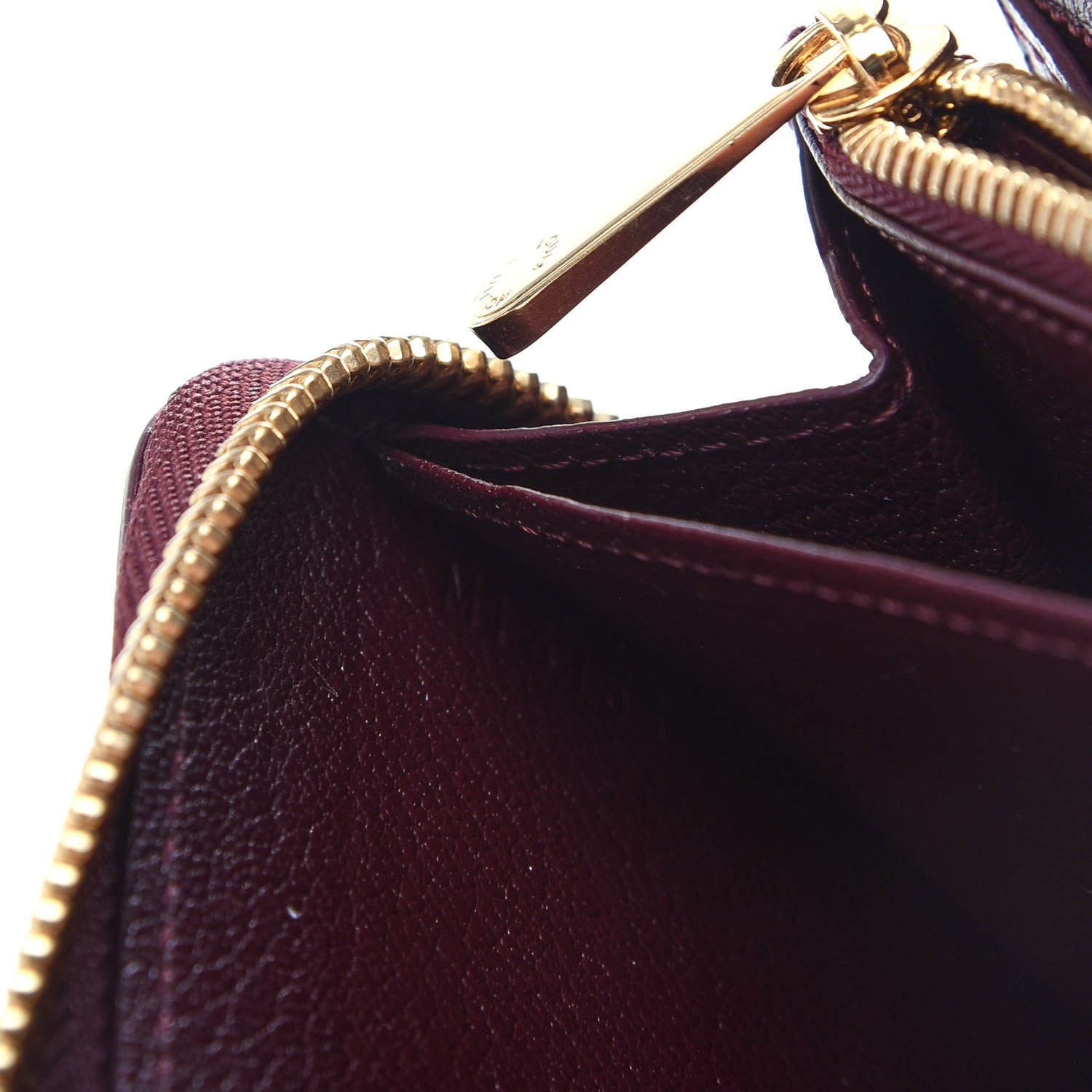 Louis Vuitton Ostrich Zippy Wallet Prune 7 of 9