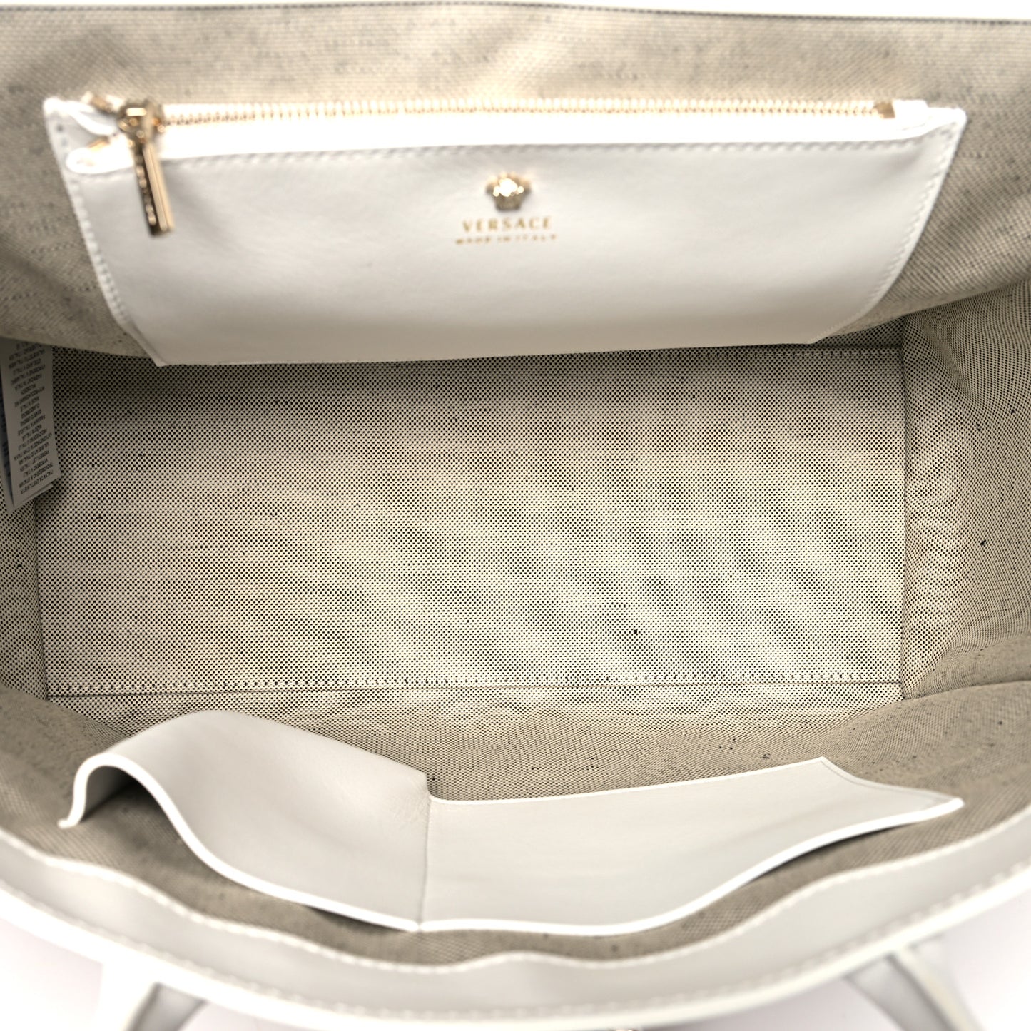 Calfskin Large Palazzo Empire Bag White