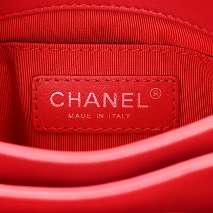 Chanel Calfskin Mini Tramezzo Flap Red 6 of 12