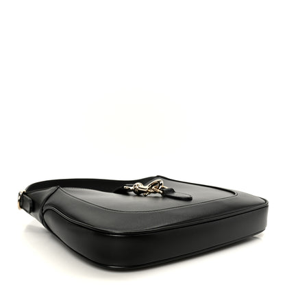 Gucci Boarded Dyana Lux Calfskin Medium Jackie 1961 Hobo Black 4 of 11