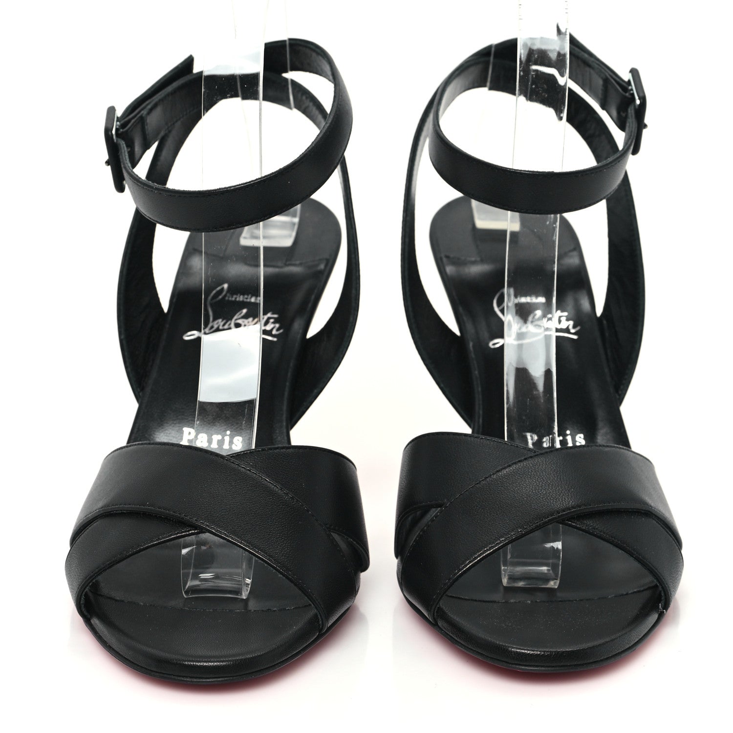 Christian Louboutin Nappa Mariza 85 Sandals 40.5 Black 3 of 10