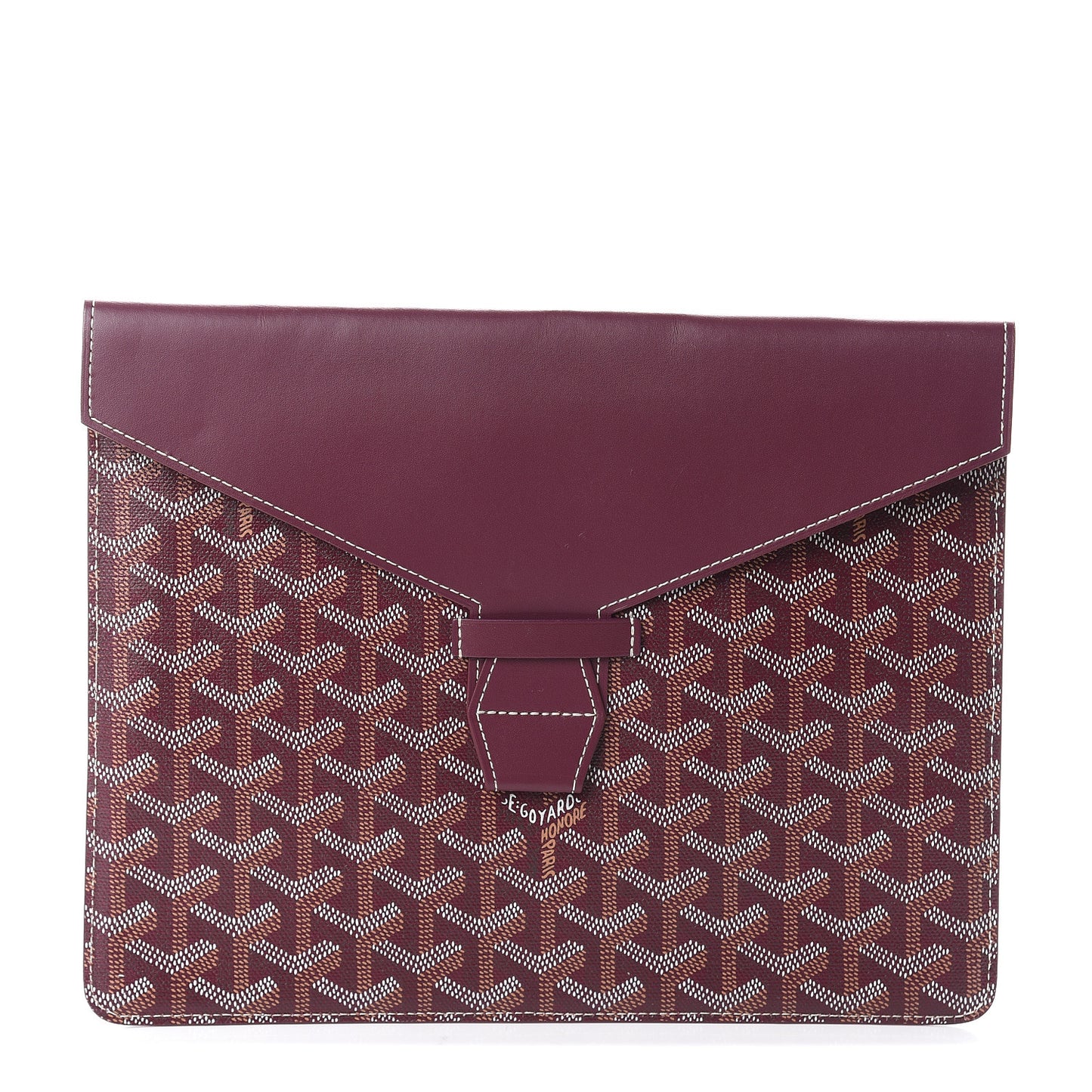 Goyardine Camondo MM Horizontal Clutch Bordeaux