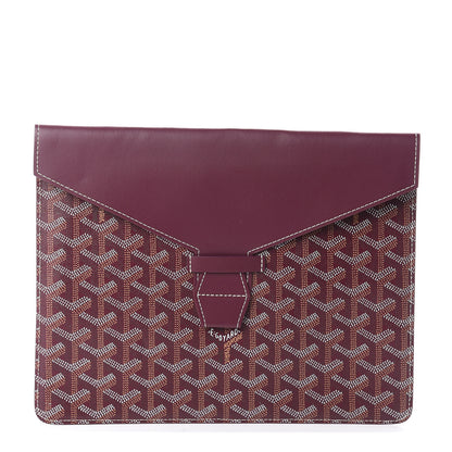 Goyard Goyardine Camondo MM Horizontal Clutch Bordeaux 1 of 5