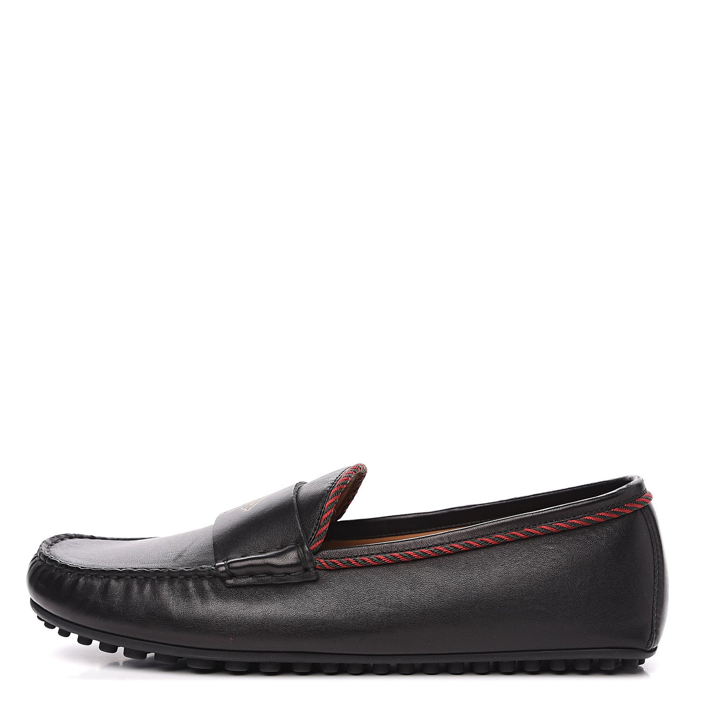 Nappa Mens Bee Driver Loafers 9.5 Black