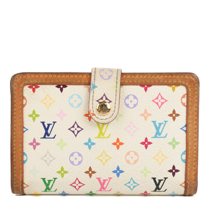 Louis Vuitton Monogram Multicolor French Purse Wallet White 1 of 7