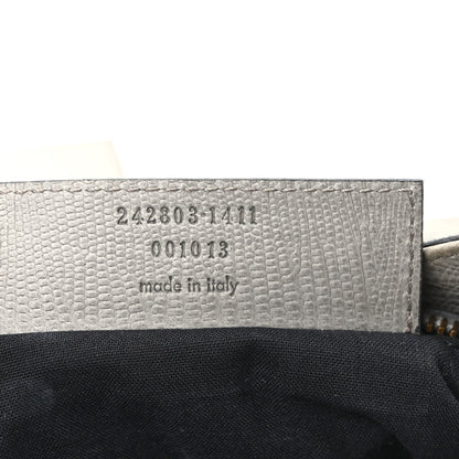 Balenciaga Agneau Lizard Embossed Classic Hardware Hip Gris Clair 7 of 15