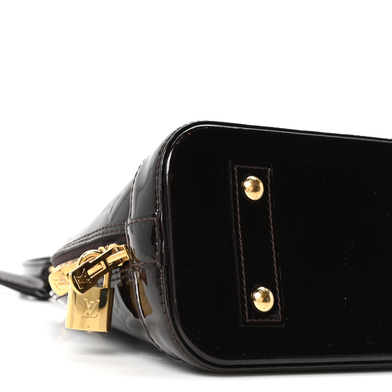 Louis Vuitton Vernis Alma BB Amarante 7 of 8