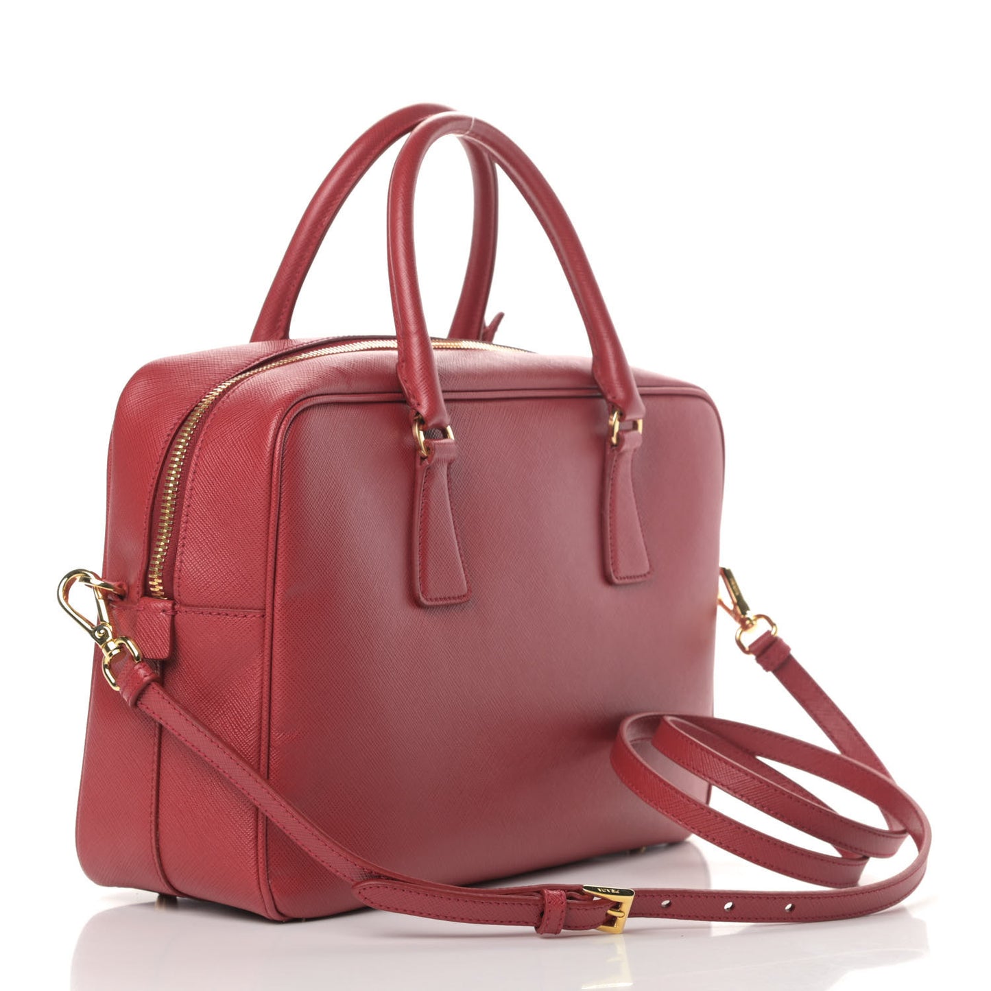 Saffiano Lux Bowler Fuoco