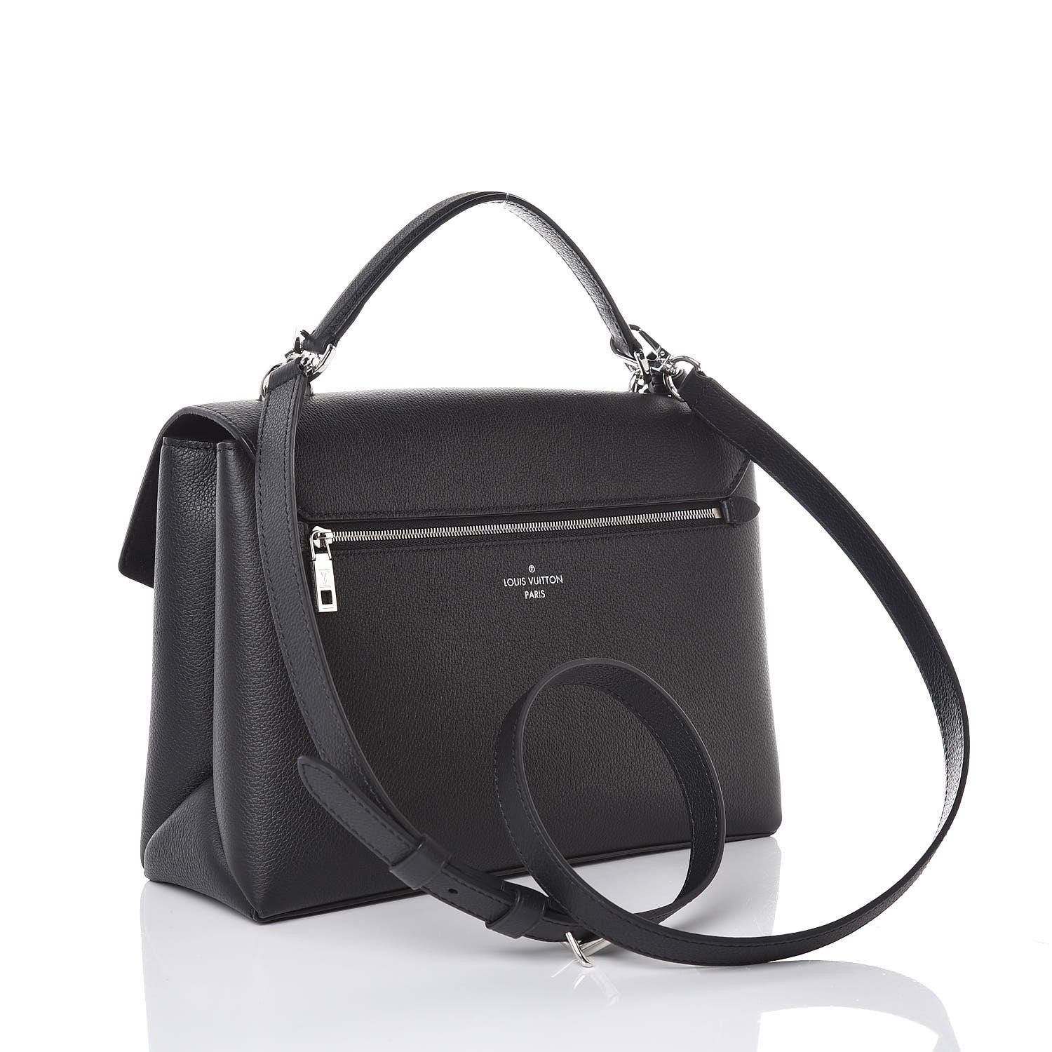 Louis Vuitton Soft Calfskin My Lockme Top Handle Black 3 of 6