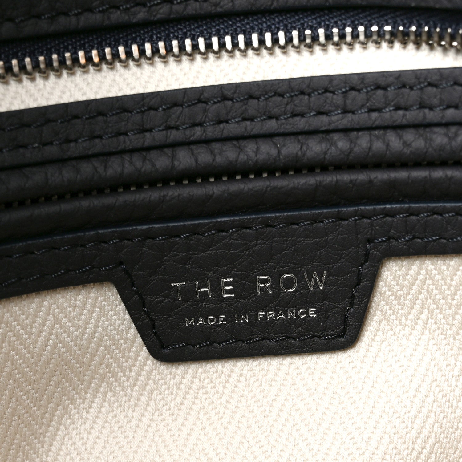 The Row Matte Grained Calfskin Marlo 14 Seaborne 6 of 9