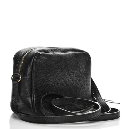 Gucci Pebbled Calfskin Small Soho Disco Bag Black 3 of 7