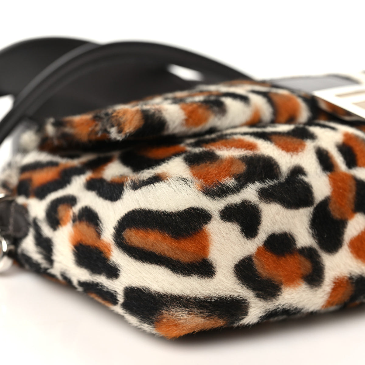Fendi Calf Hair Leopard Print Baguette Moro 8 of 9