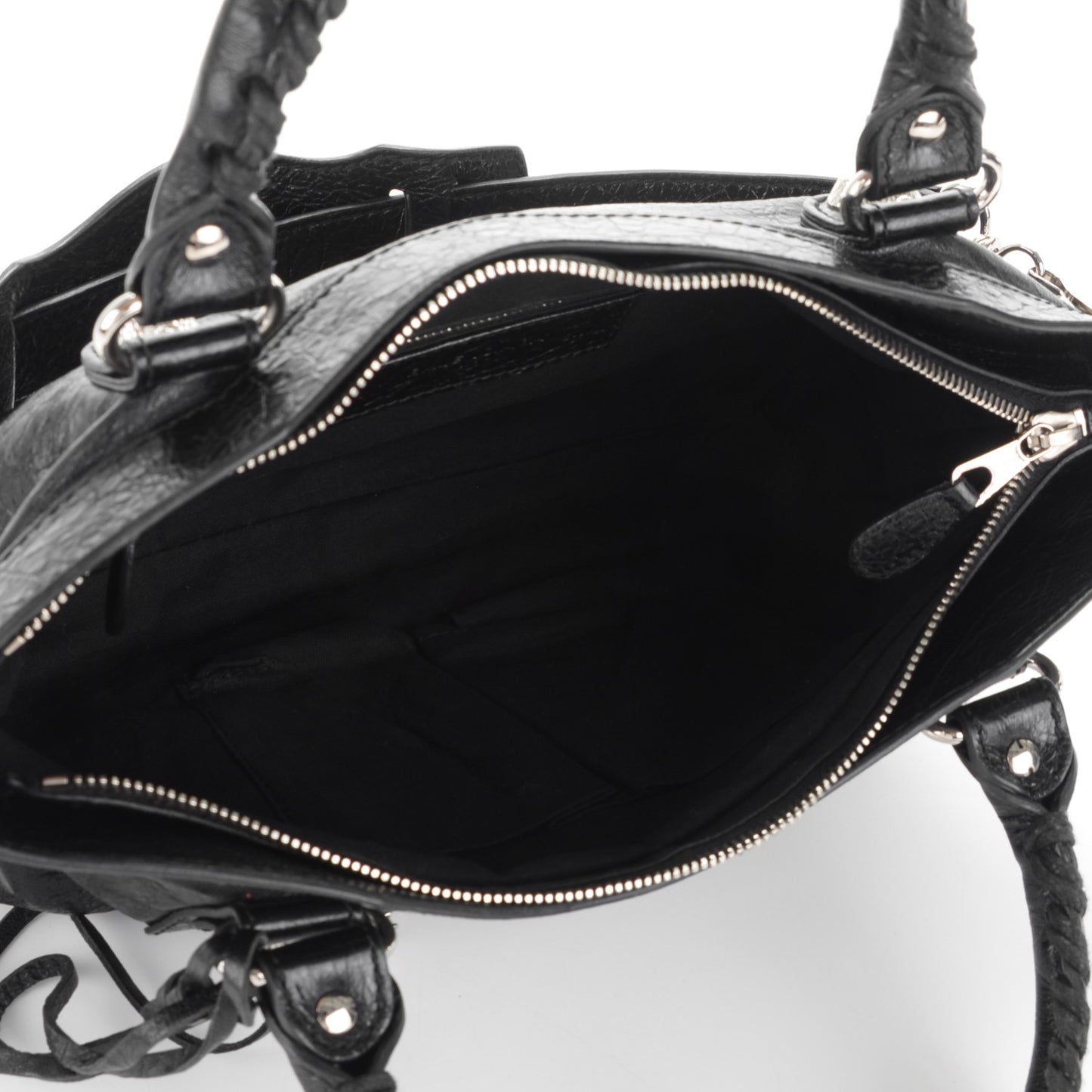 Agneau Giant 12 Silver Hardware First Black