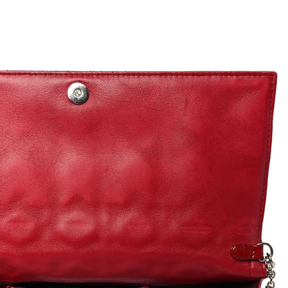 Christian Dior Patent Cannage Lady Dior Convertible Clutch Red 10 of 10