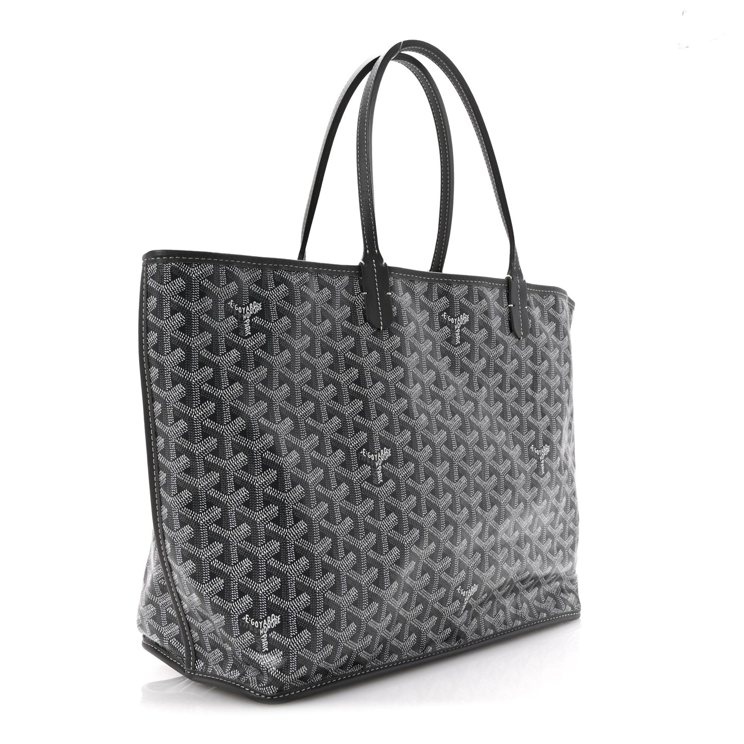 Goyardine Reversible Anjou PM Grey